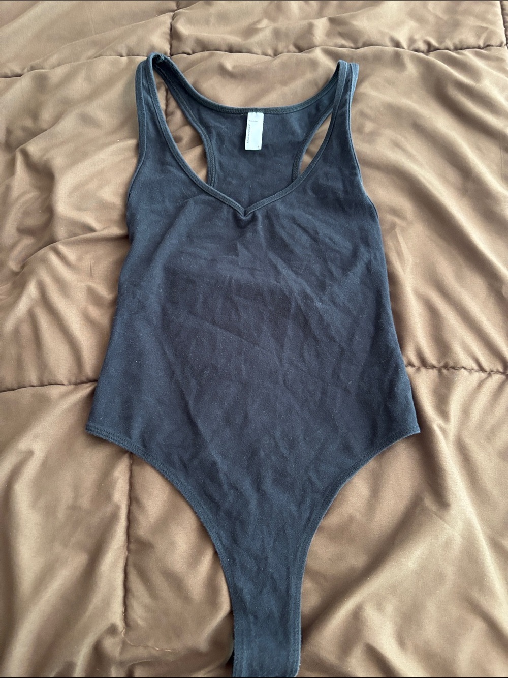 Classic Black Women’s Bodysuit - Sleeveless V-Neck
